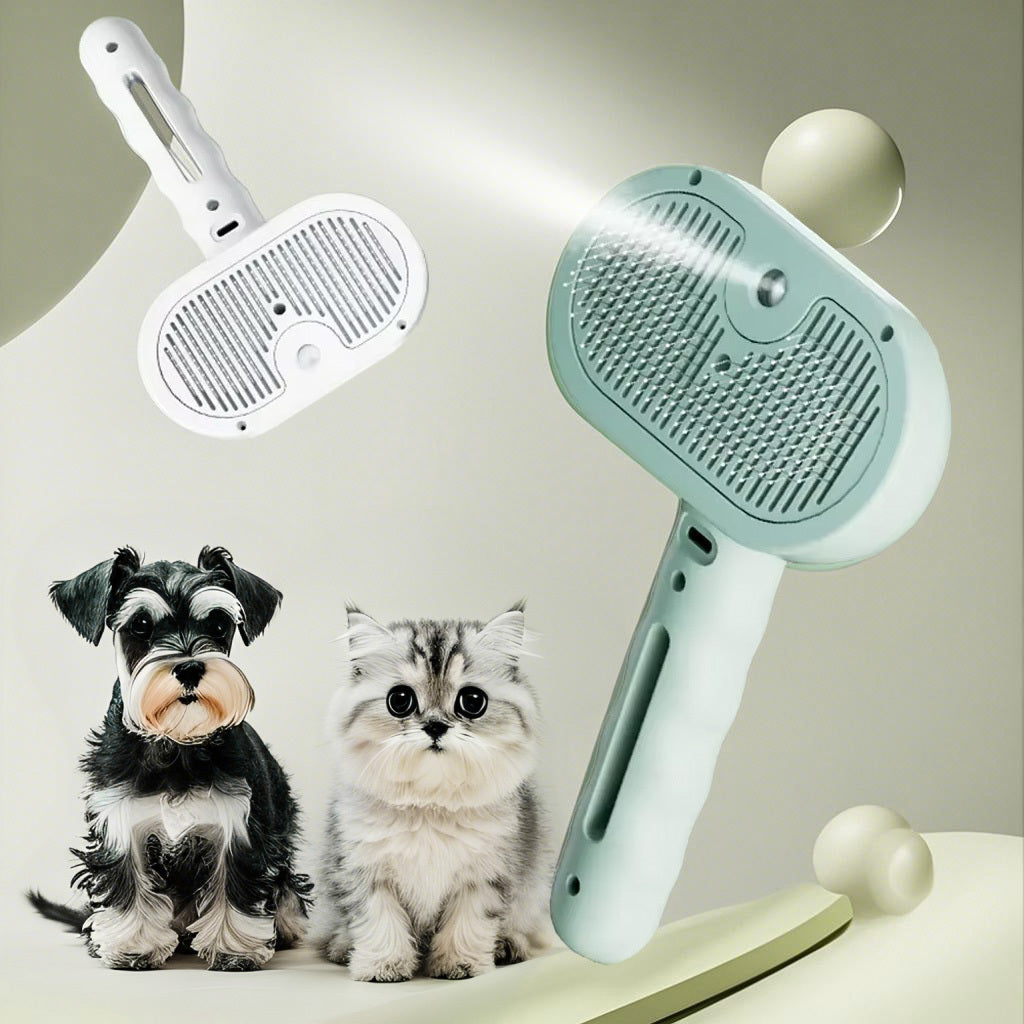 Pets Spray Hair Comb Pet Hair Remover Cleaning Brush Cats Grooming Dog Accessories Tools Dematting Water Mist Humidifier Comb Pet Supplies