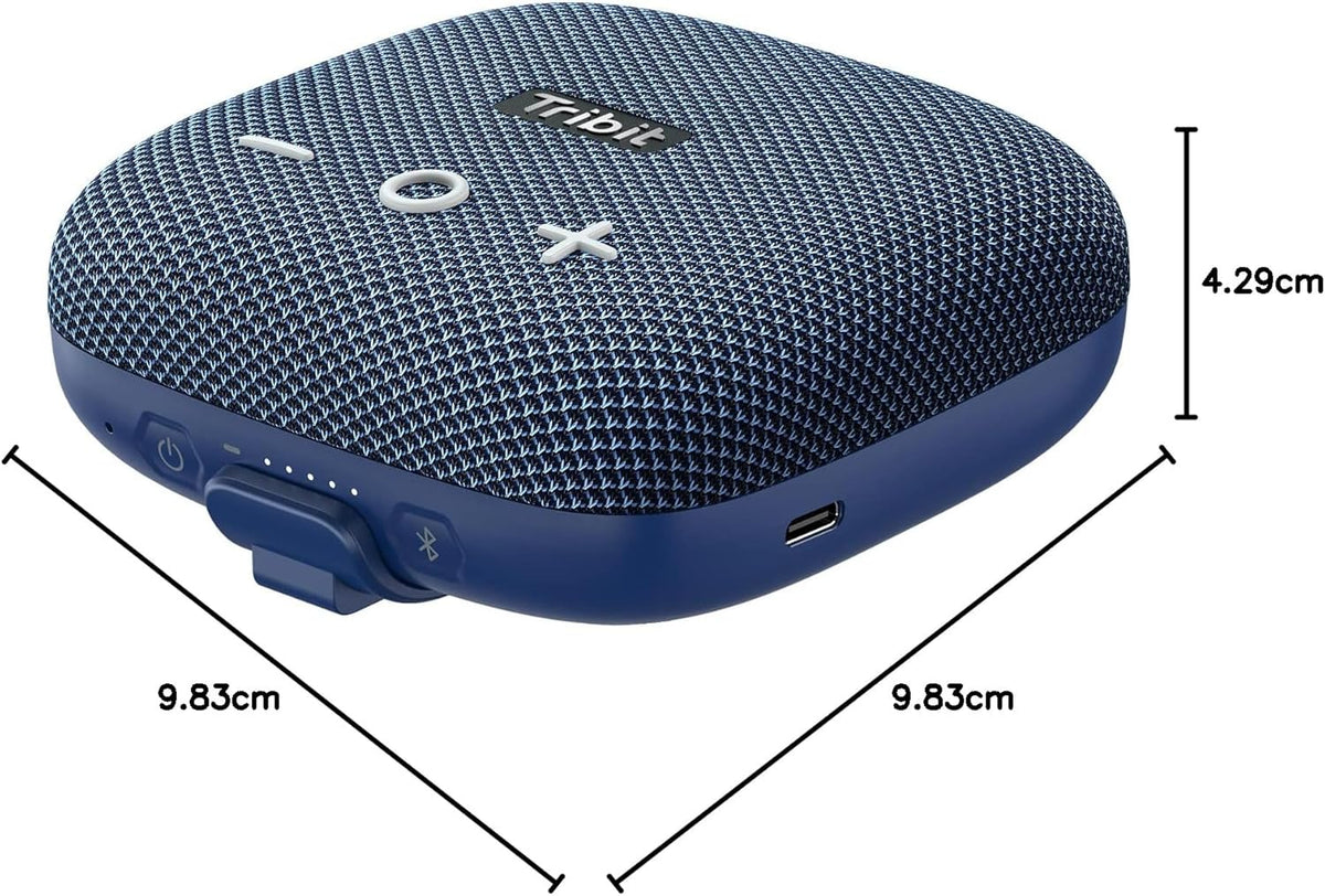 Tribit StormBox Micro 2 Bluetooth Speaker, IP67, XBass, Wireless Pairing