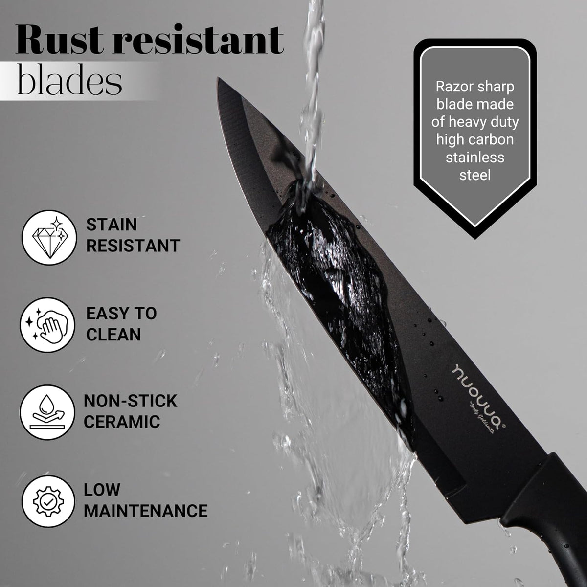 17-Piece Kitchen Utensil & Knife Set
