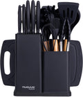 17-Piece Kitchen Utensil & Knife Set