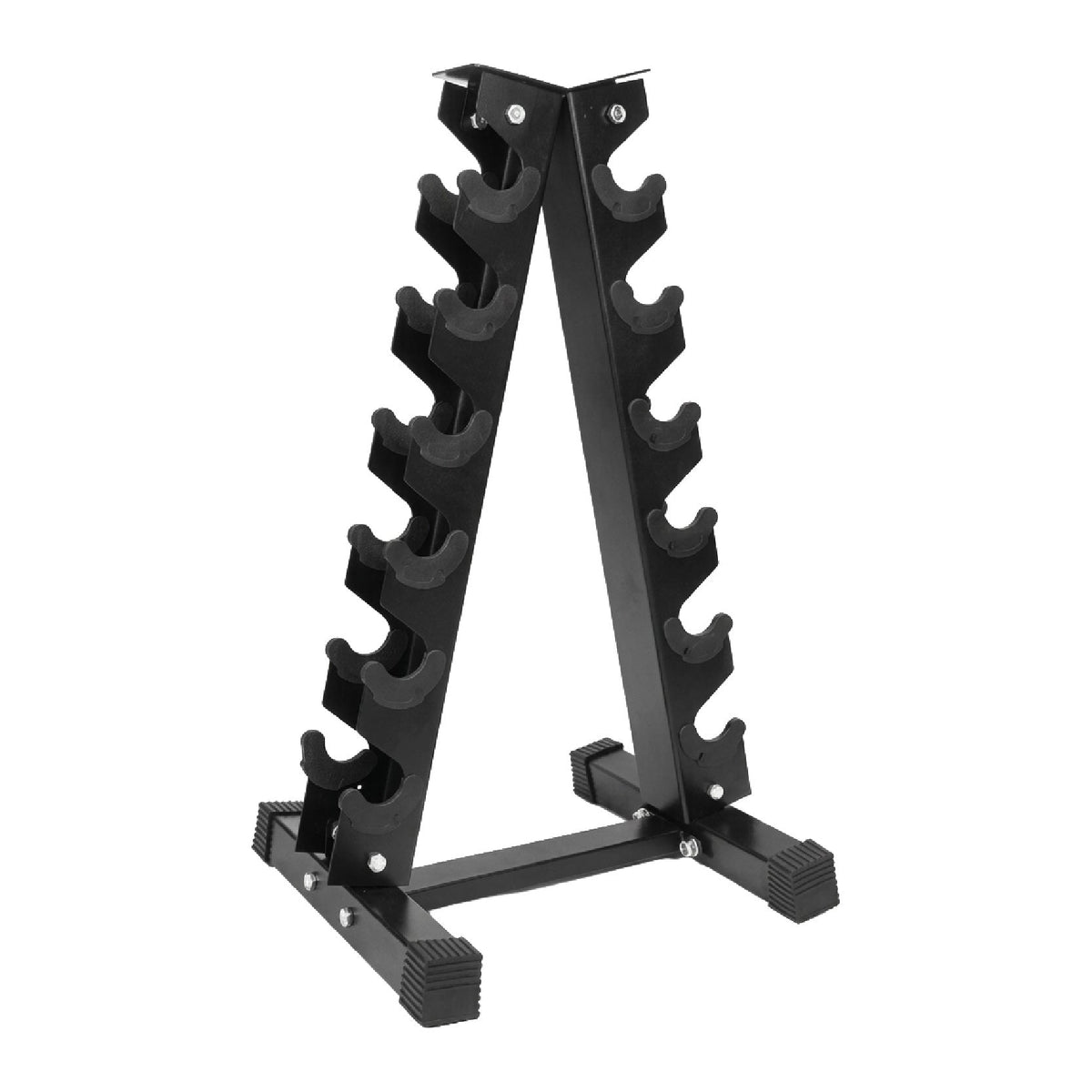 Hex Dumbbells 6 Tier Rack with or without Weights & Bench – Vertical Dumbbell Storage Stand for Home Gym (2.5kg–30kg)