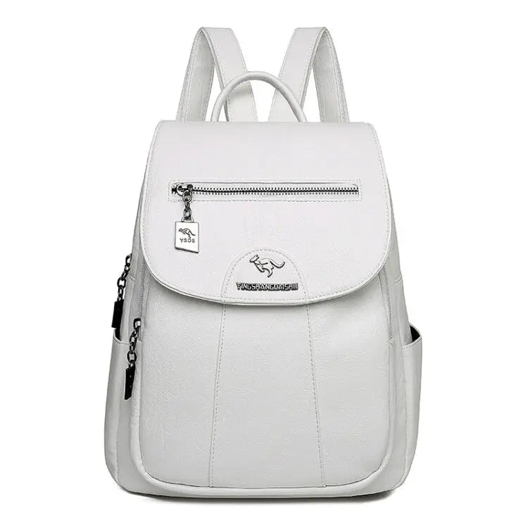 5 Color Women Soft Leather Backpacks Vintage Female Shoulder Bags Sac a Dos Casual Travel Ladies Bagpack Mochilas School Bags