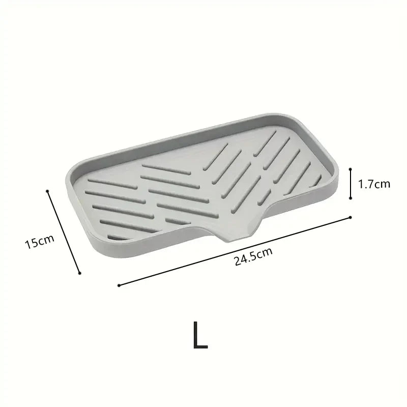 Silicone Sink Splash Mat & Draining Tray