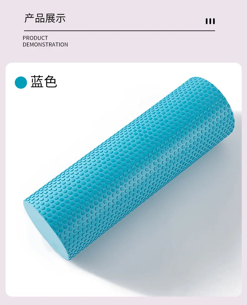 30/45/60cm Eva Foam Roller Yoga Column Pilates Massage Roller Muscle Tissue Yoga Block Home Fitness Gym Sport Equipment